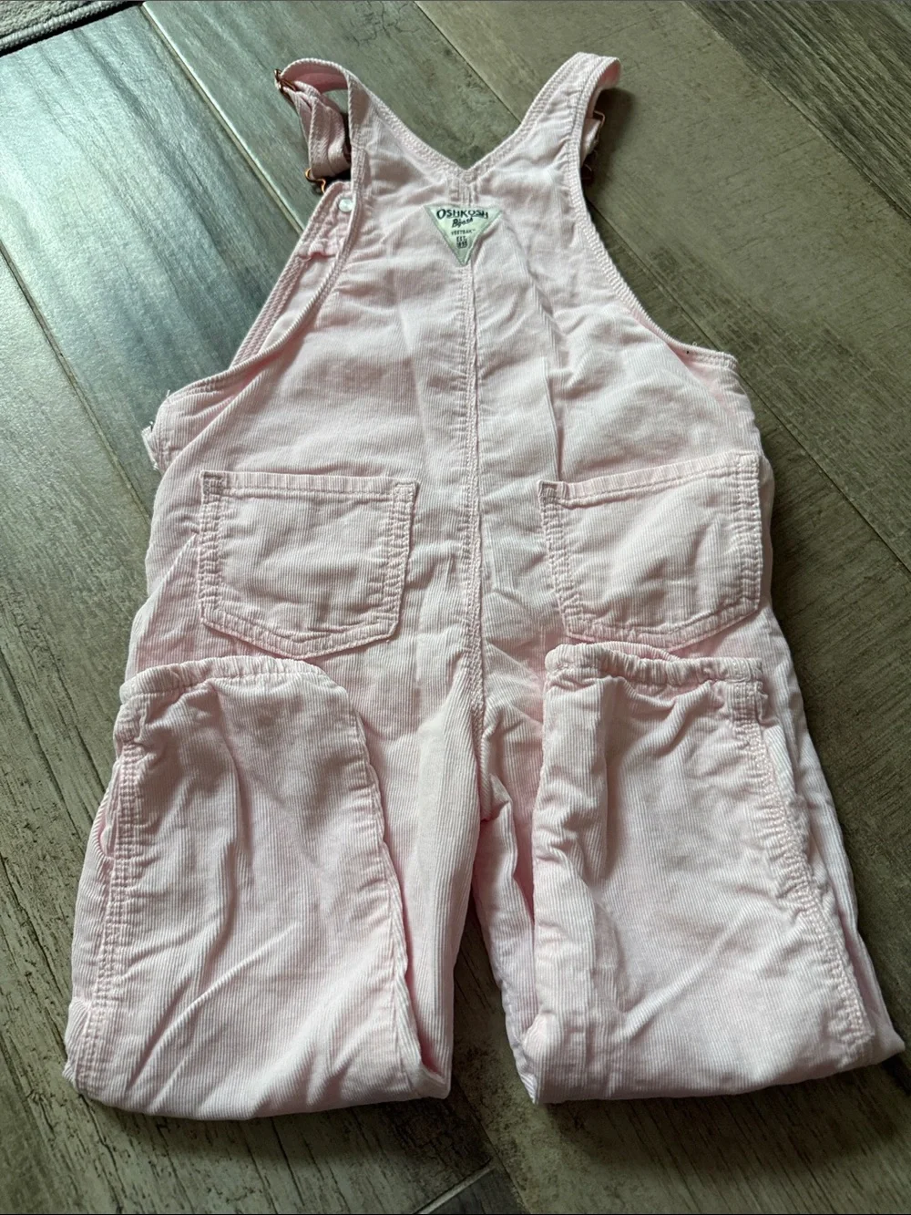 OshKosh B'gosh Light Pink Corduroy Overalls